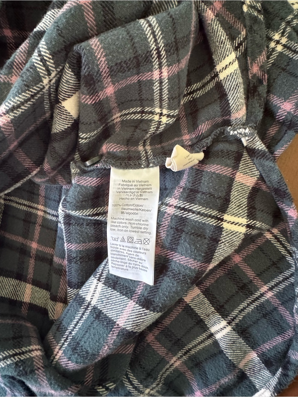 Madewell Dark Green and Pink Plaid Button-Down Shirt - Women’s S - Picture 4 of 6